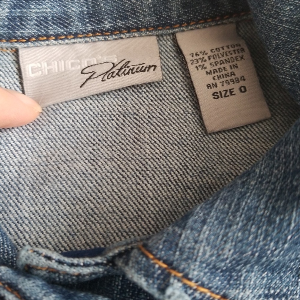 Chico's Denim Jacket - Picture 2 of 4